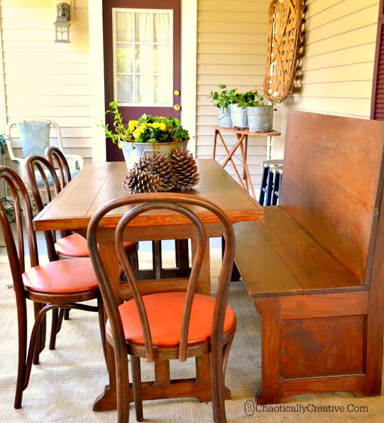 Farmhouse Table Perfect for the Patio