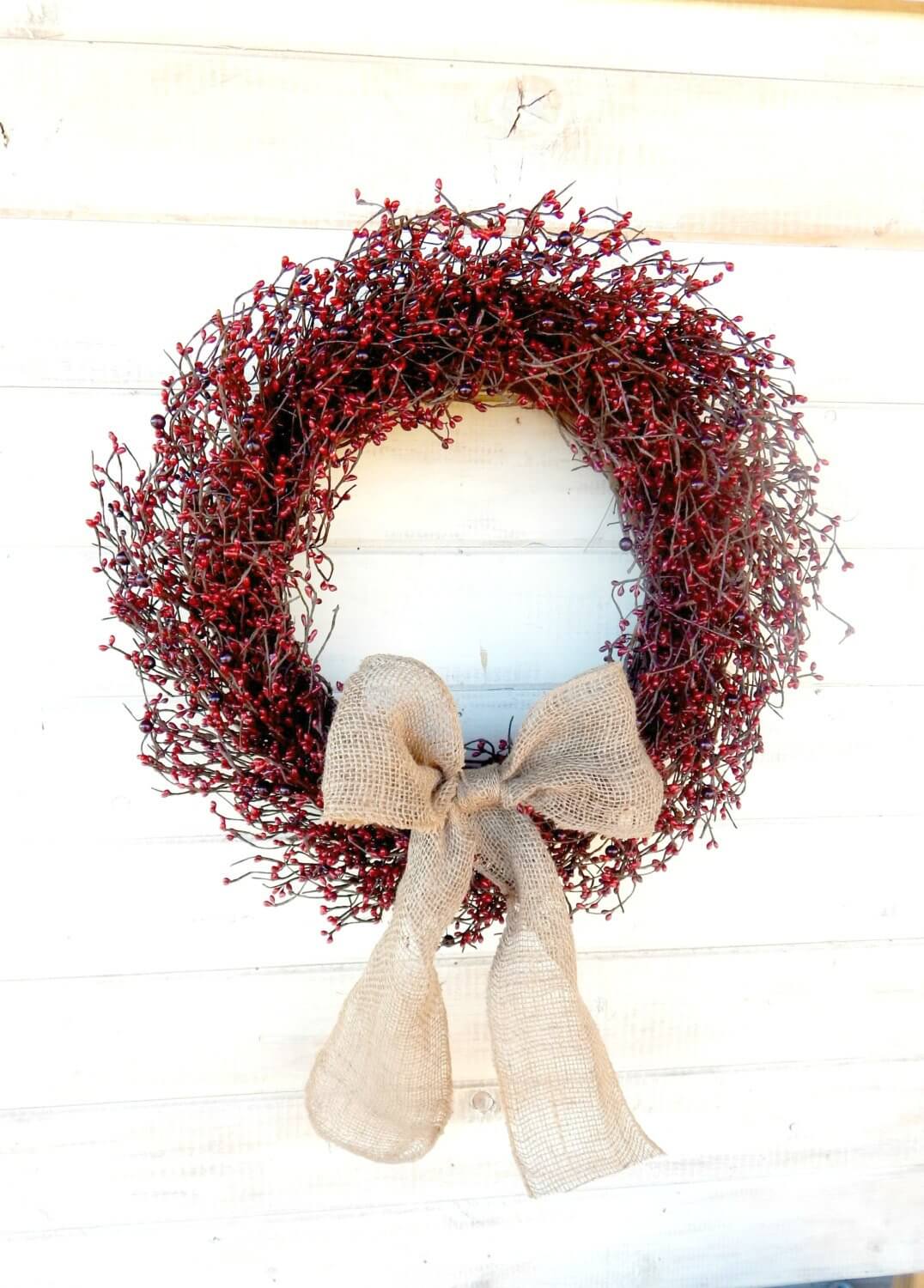 Cranberry Wreaths Provide a Natural Welcome