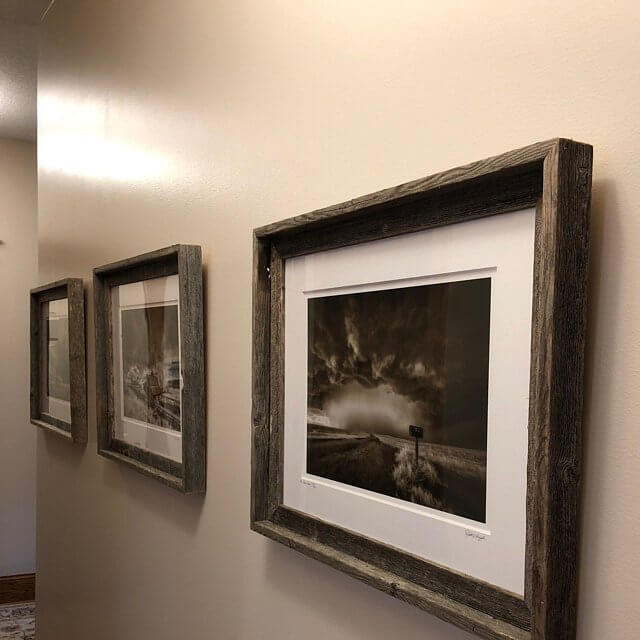 Rustic Weathered Dark Wood Frames