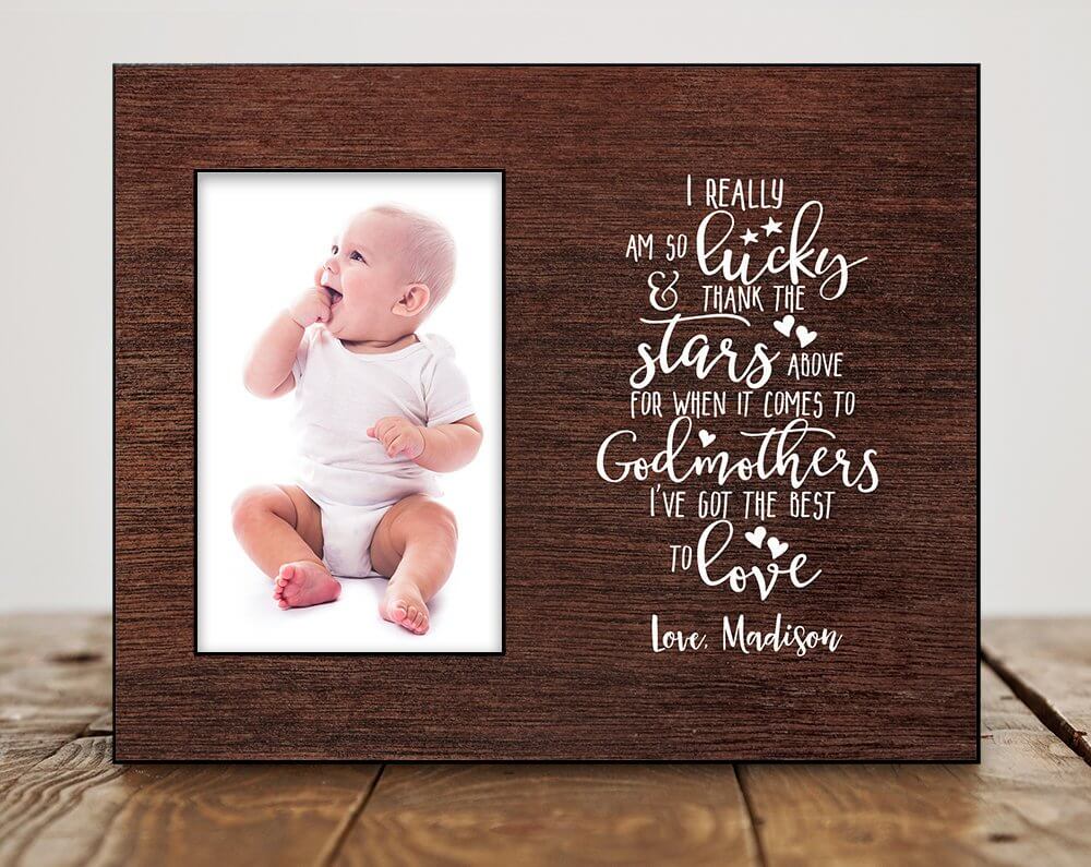 Poem and Photo Display Gift for Godmothers