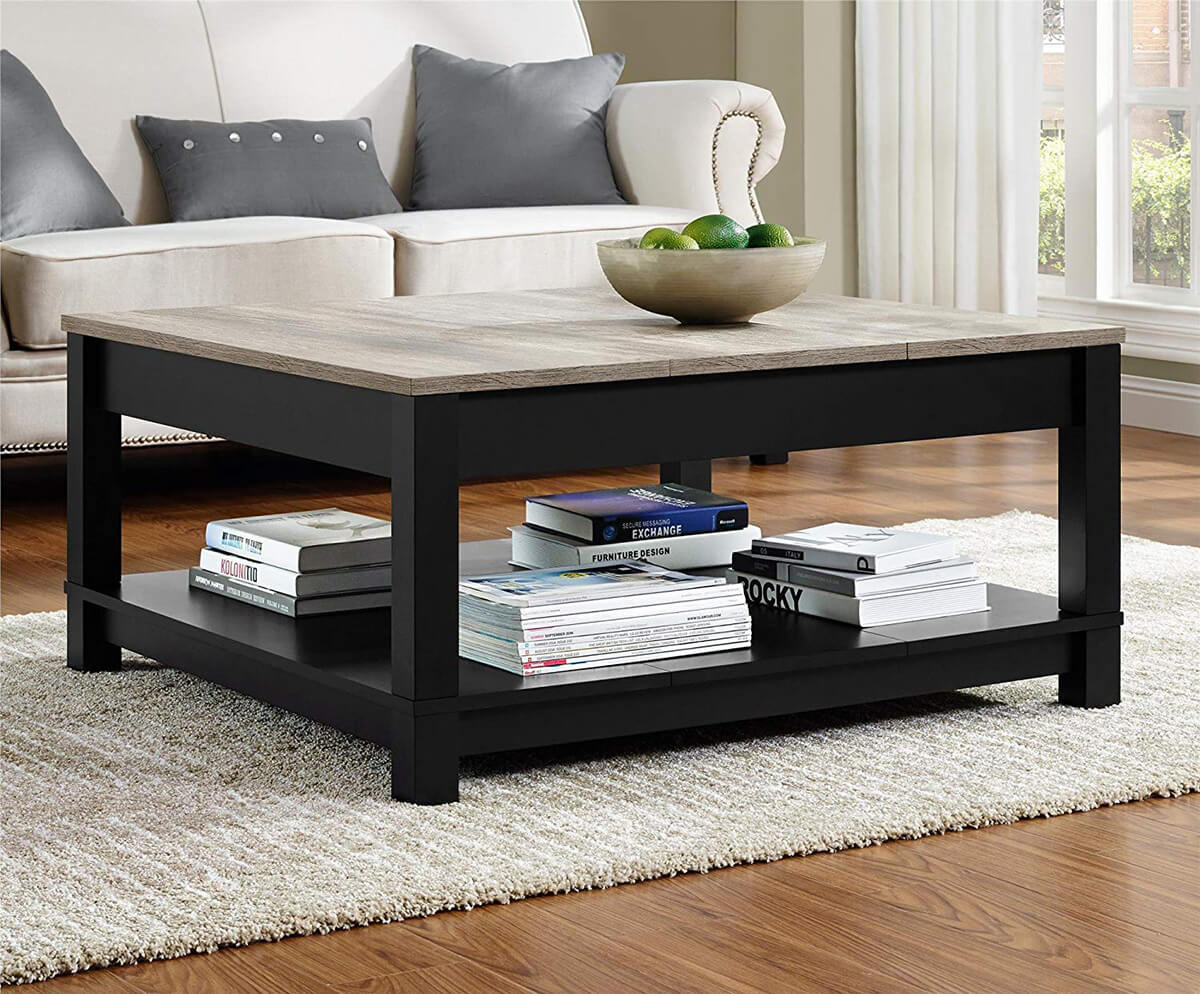 Stunning Black and Grey Wooden Table