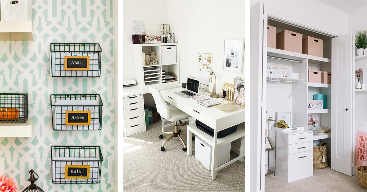Featured image for “14 Genius Home Office Organization Ideas to Create the Perfect Workspace”