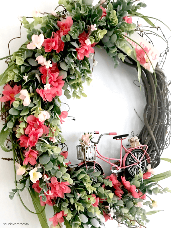 Beautiful Flowers and Playful Bike