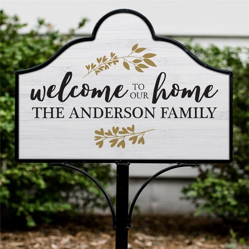 "Welcome to Our Home" Magnetic Sign Set