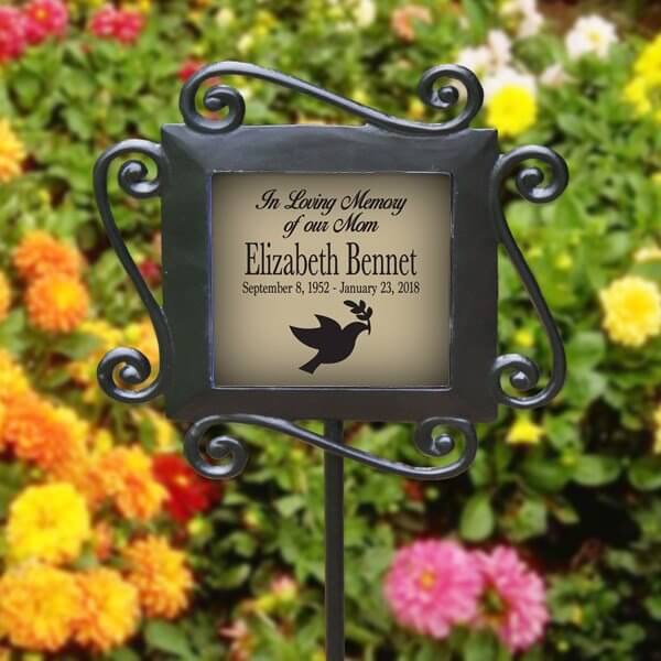 Personalized Memorial Garden Stake