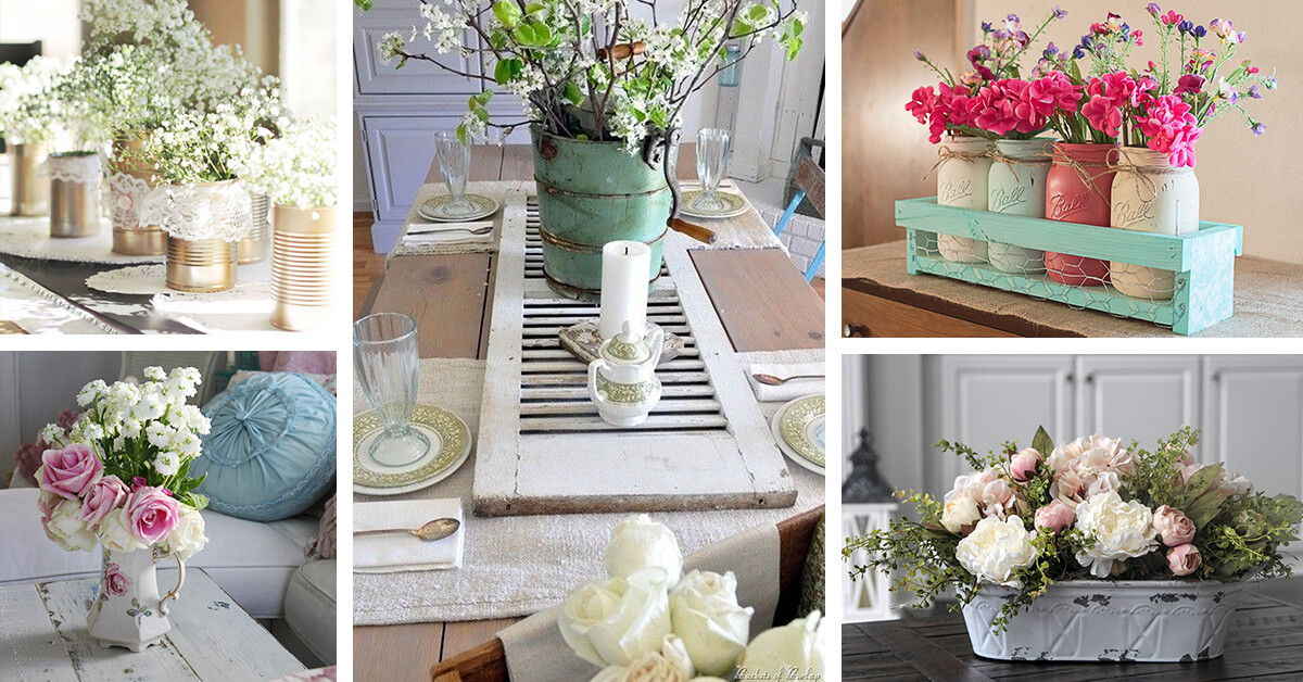 Featured image for “17 Shabby Chic and Vintage Centerpieces to Bring Charm to Your Table”