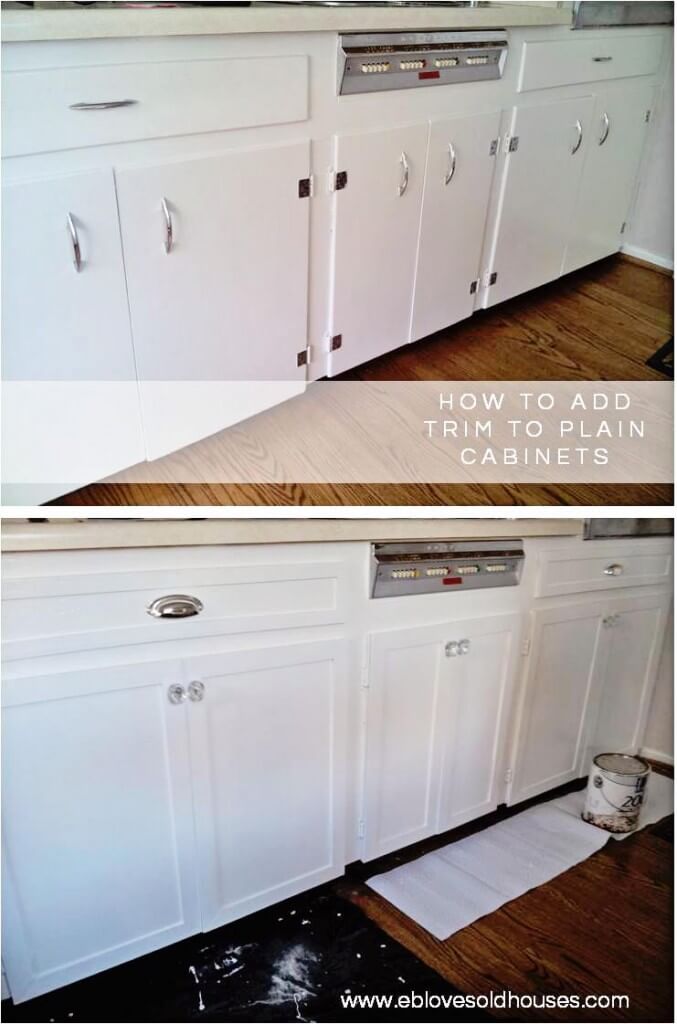 Take Your Cabinets from Drab to Fab with Trim