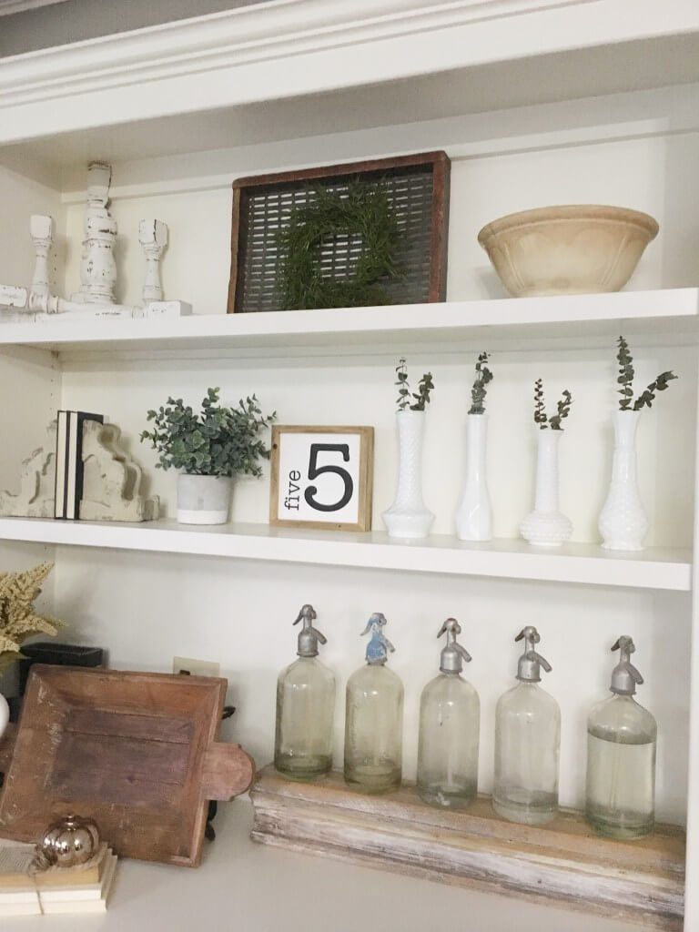 Multi-Shelfed Farmhouse Display