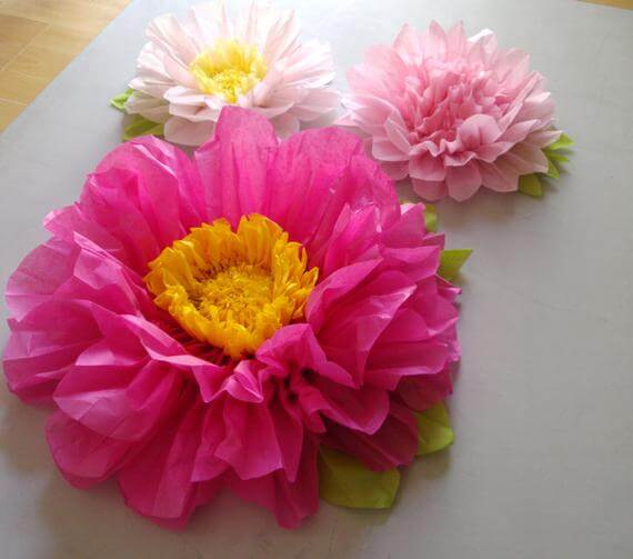 Big and Bold Pink Flower Decorations