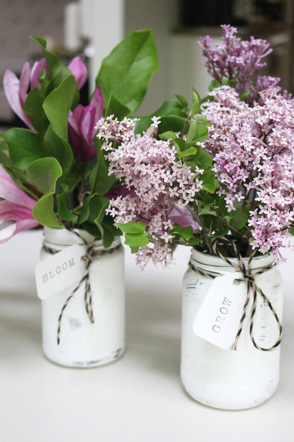 From Jar to Farmhouse Vintage Distressed Vase