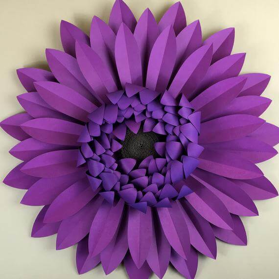 Giant and Sunny Gerber Daisy Template