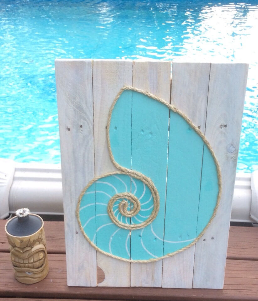 Poolside Paint and Rope Shell