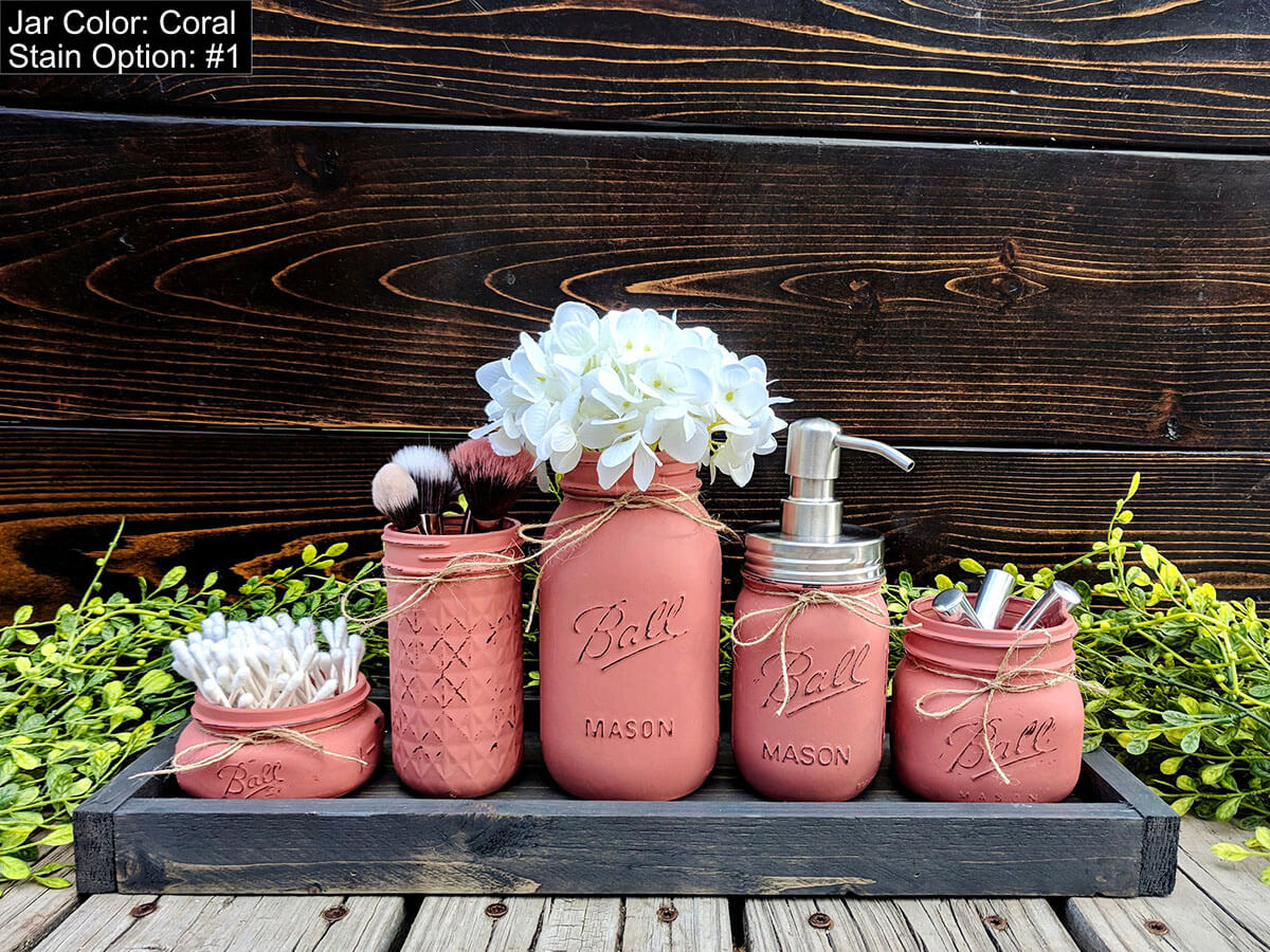 Multi-Sized Jar Bathroom Assortment