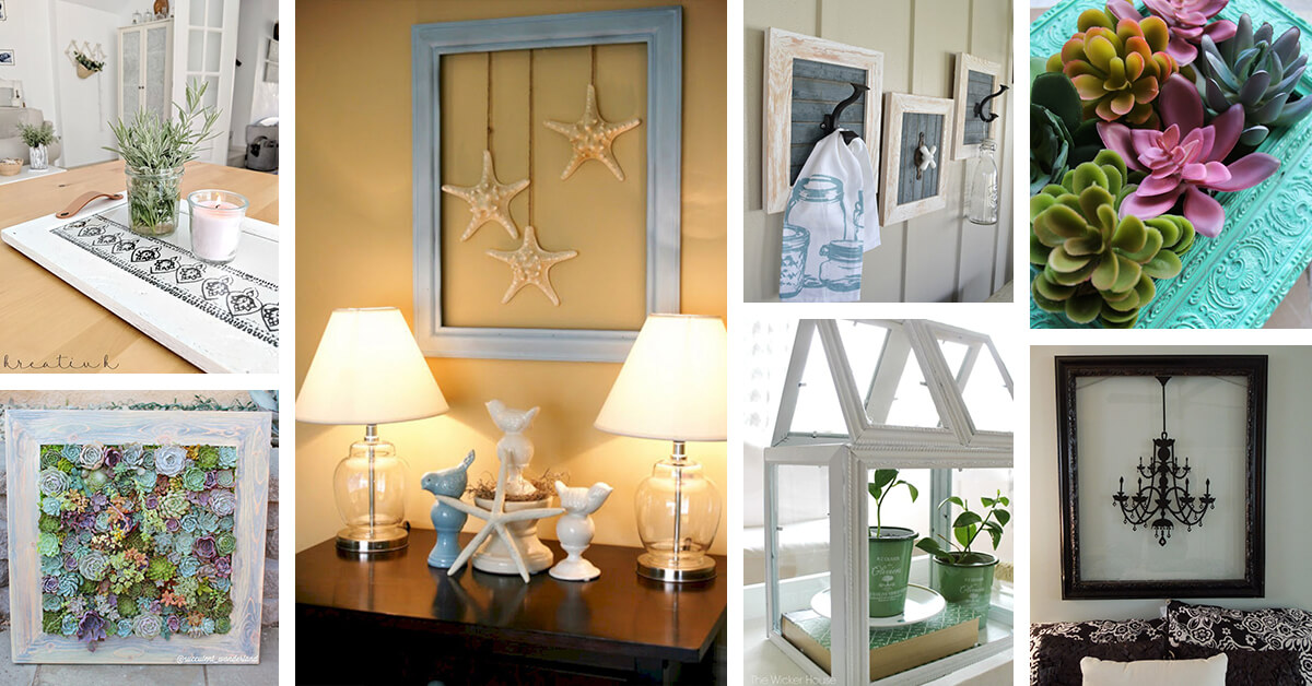 Featured image for “19 Creative Ways to Use Old Picture Frames to Decorate Your Home”