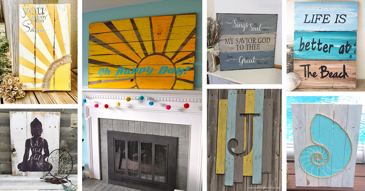 Featured image for 36 Painted Reclaimed Wood Ideas for Chic and Charming Home Décor