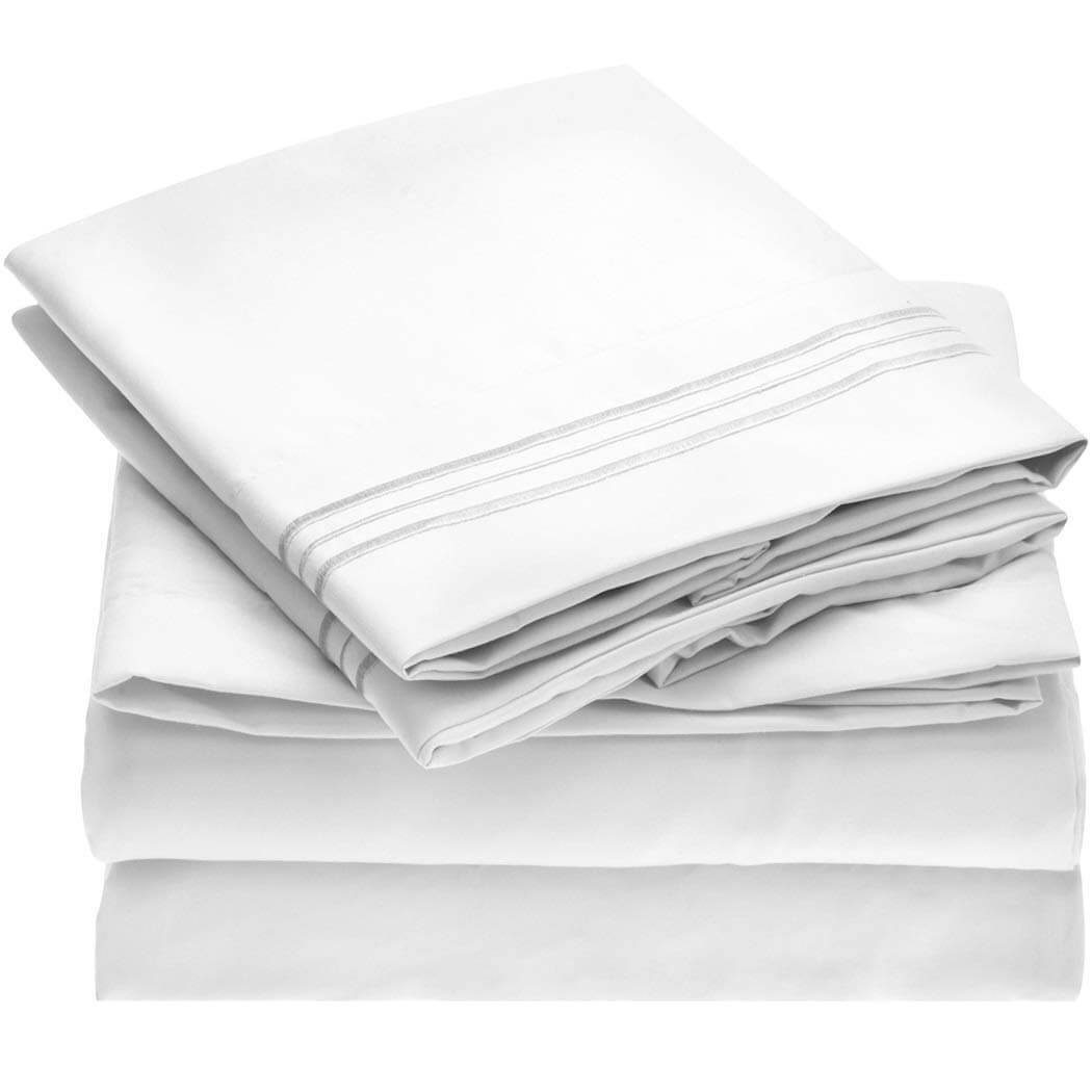 Mellanni Brushed Microfiber Bed Sheet Set