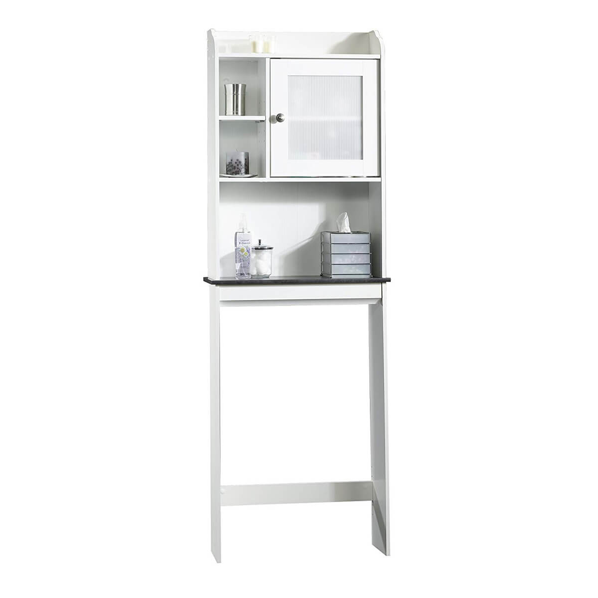 White Space Saving Bathroom Cabinet