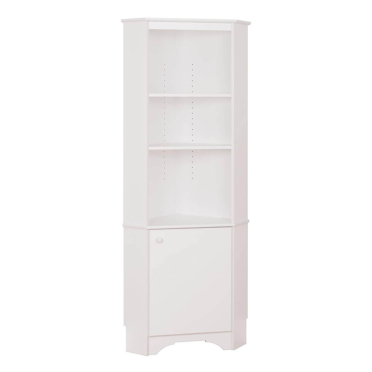 Corner Laundry Room Tall Storage Cabinet