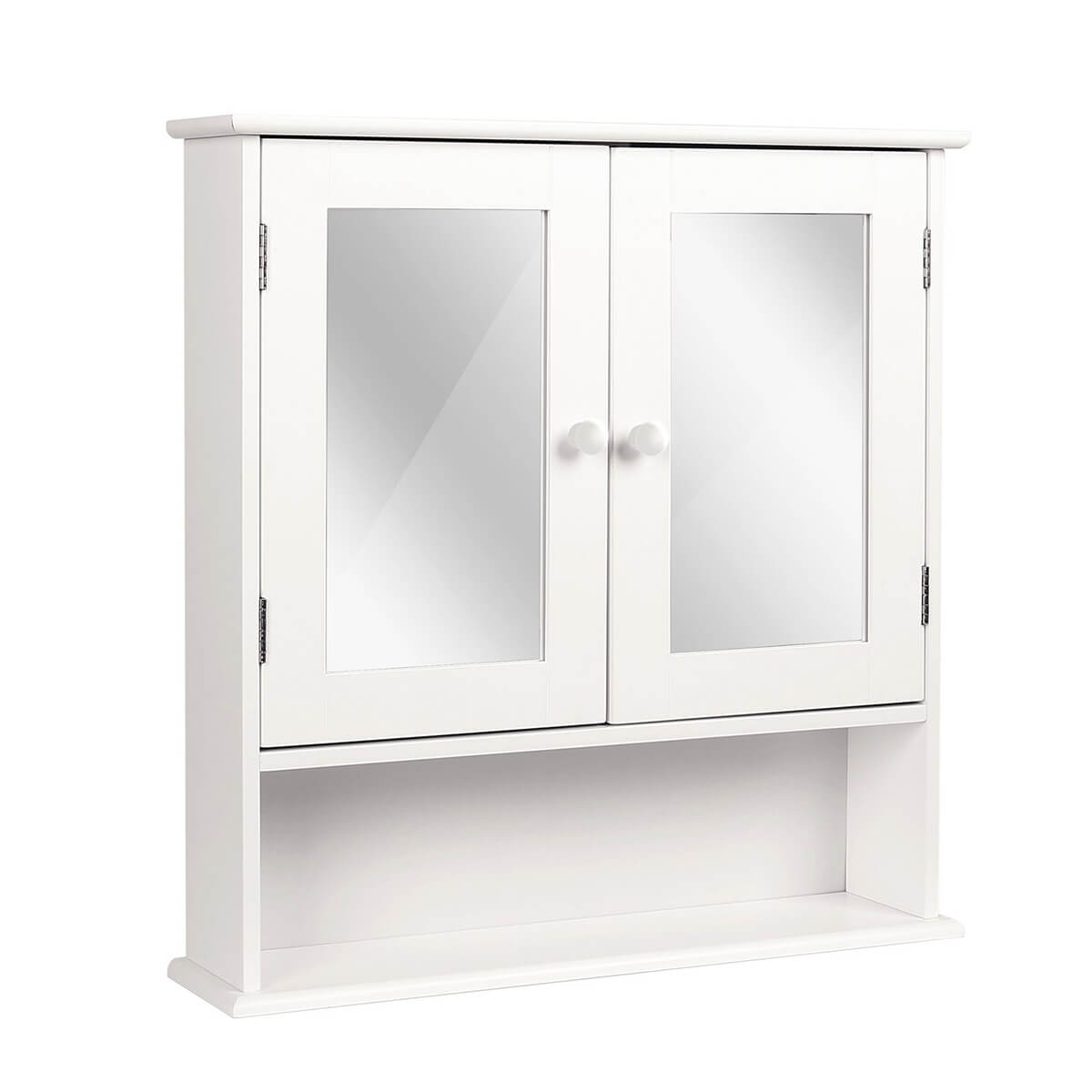 Medicine Cabinet with Mirrored Drawers