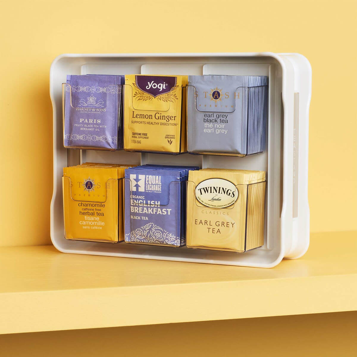 Plastic Tea Bag Display Organizer