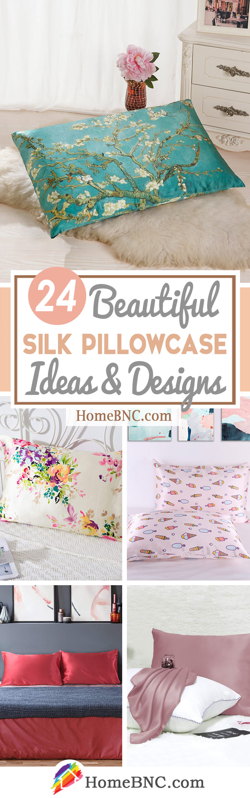 Silk Pillowcase Design Ideas