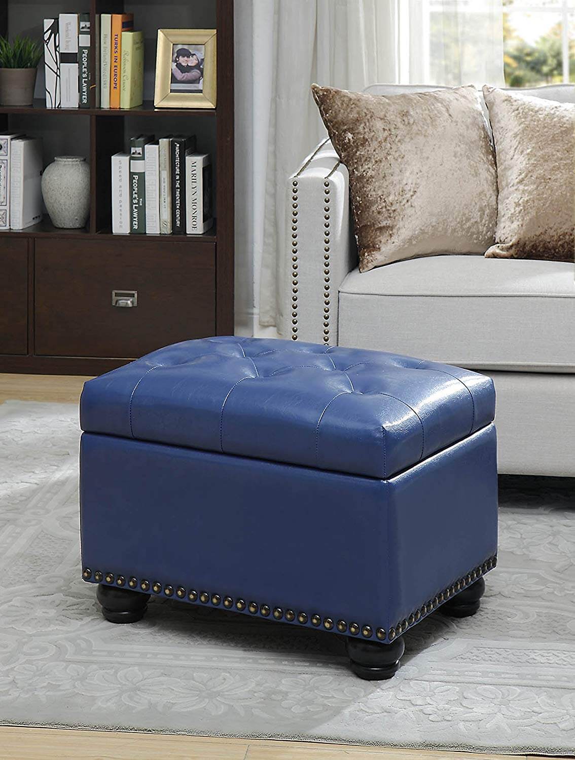 Storage Ottoman for Style and Functionality