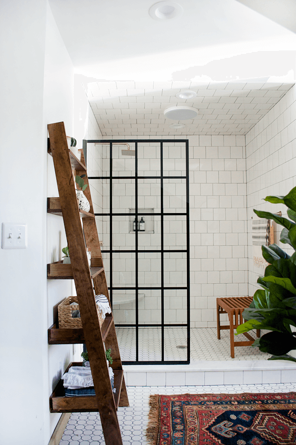 A Rustic Minimalist Bathroom Transformation