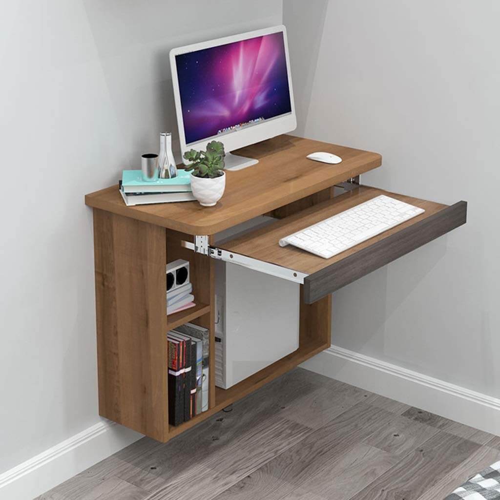 Computer Tower Wall Mounted Desk Design