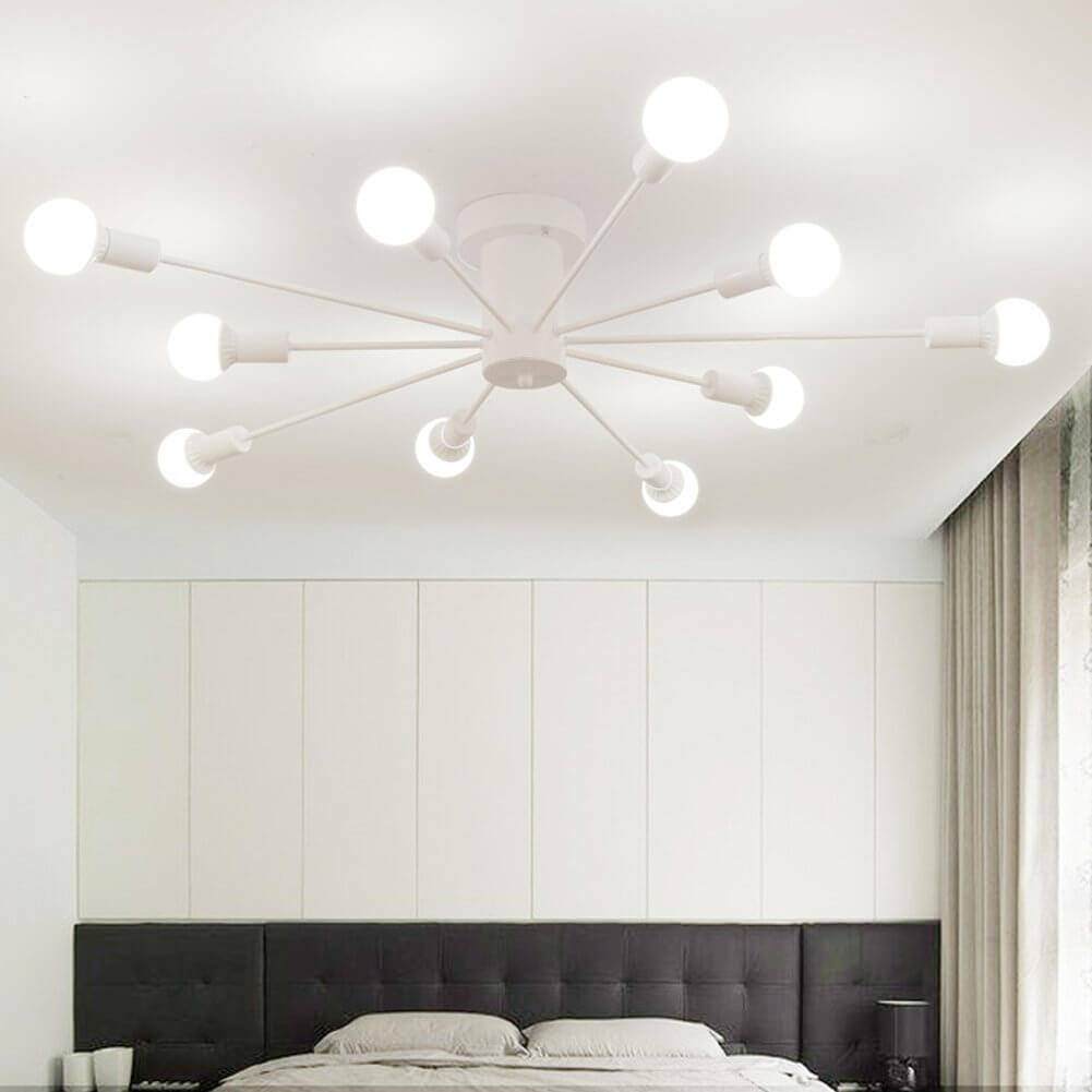 Awesome Retro Chic White Chandelier