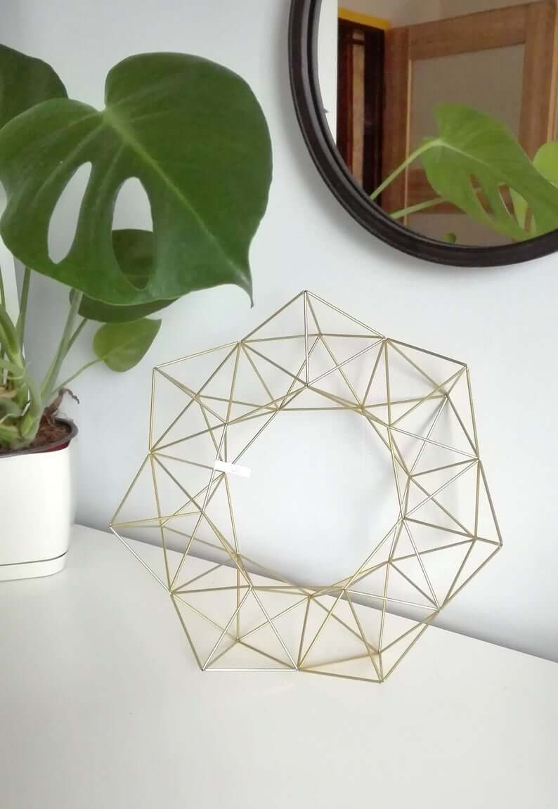 Tabletop Metal Prism Orb