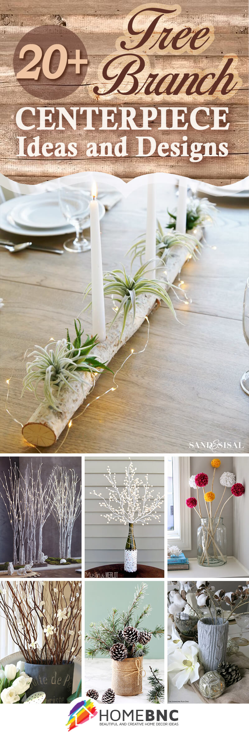 Best Tree Branch Centerpieces