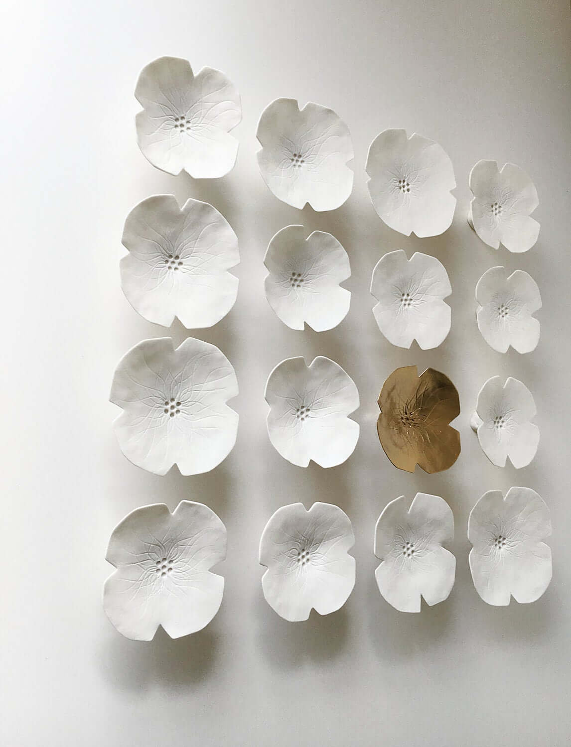 Minimalist Ceramic Wall Art Sculpture