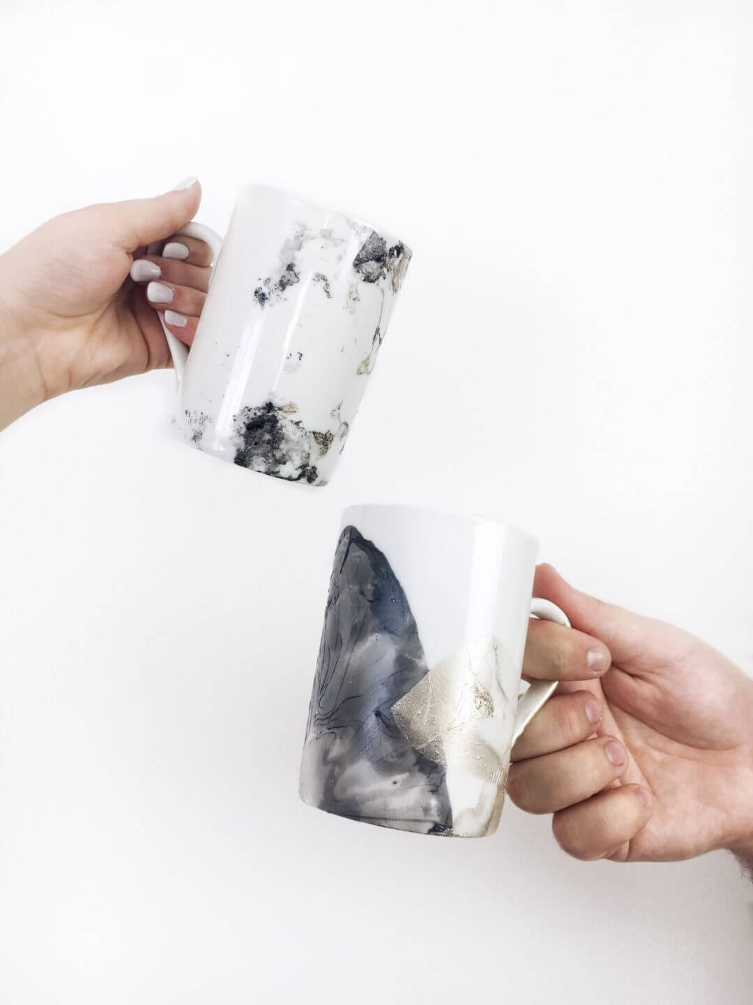 Absolutely Gorgeous DIY Marbled Mug