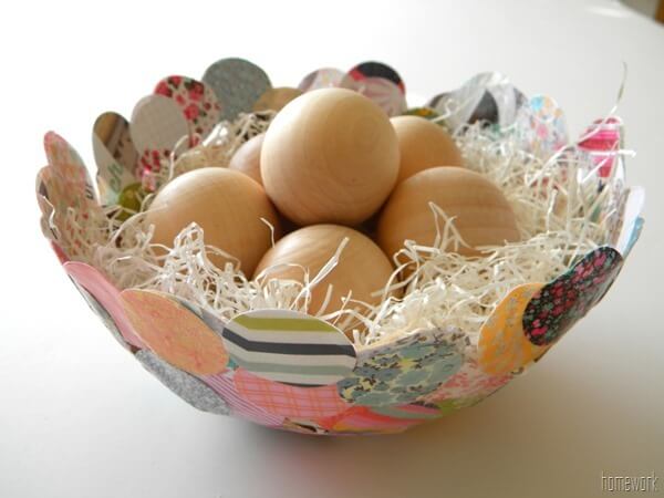 Perfect Paper Mache Confetti Bowl