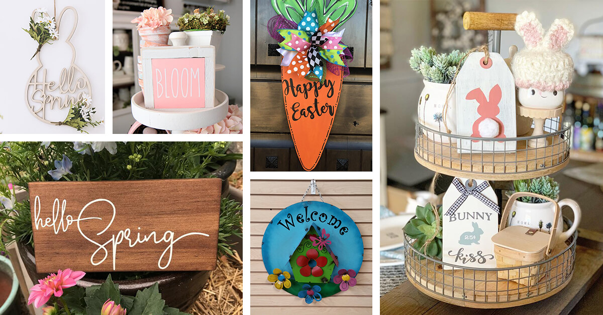 Featured image for “31 Fabulous Spring and Easter Signs that are Trendy this Year”