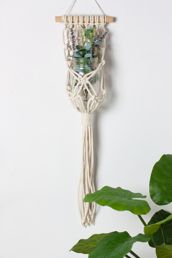 Matchless Mini-Macrame Hanging Planter