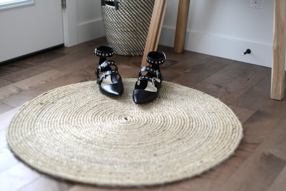 Coastal Style Round Jute Throw Rug DIY