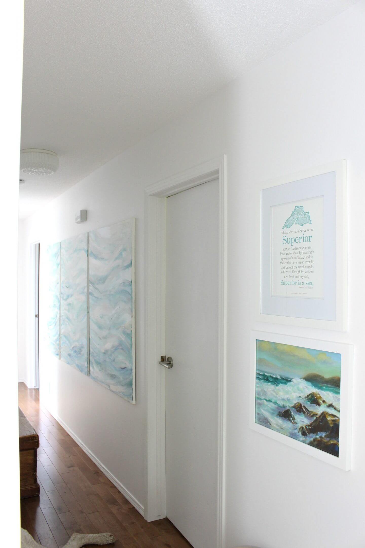 Cool Ocean Waves DIY Modern Wall Art