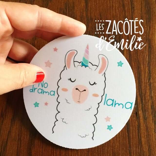 Llama's Front and Center Coasters