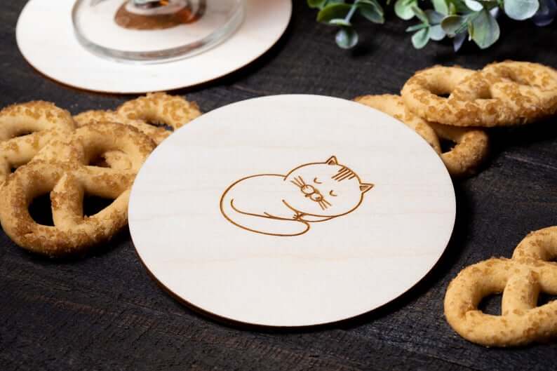 Cat Lovers Love Cat Coasters