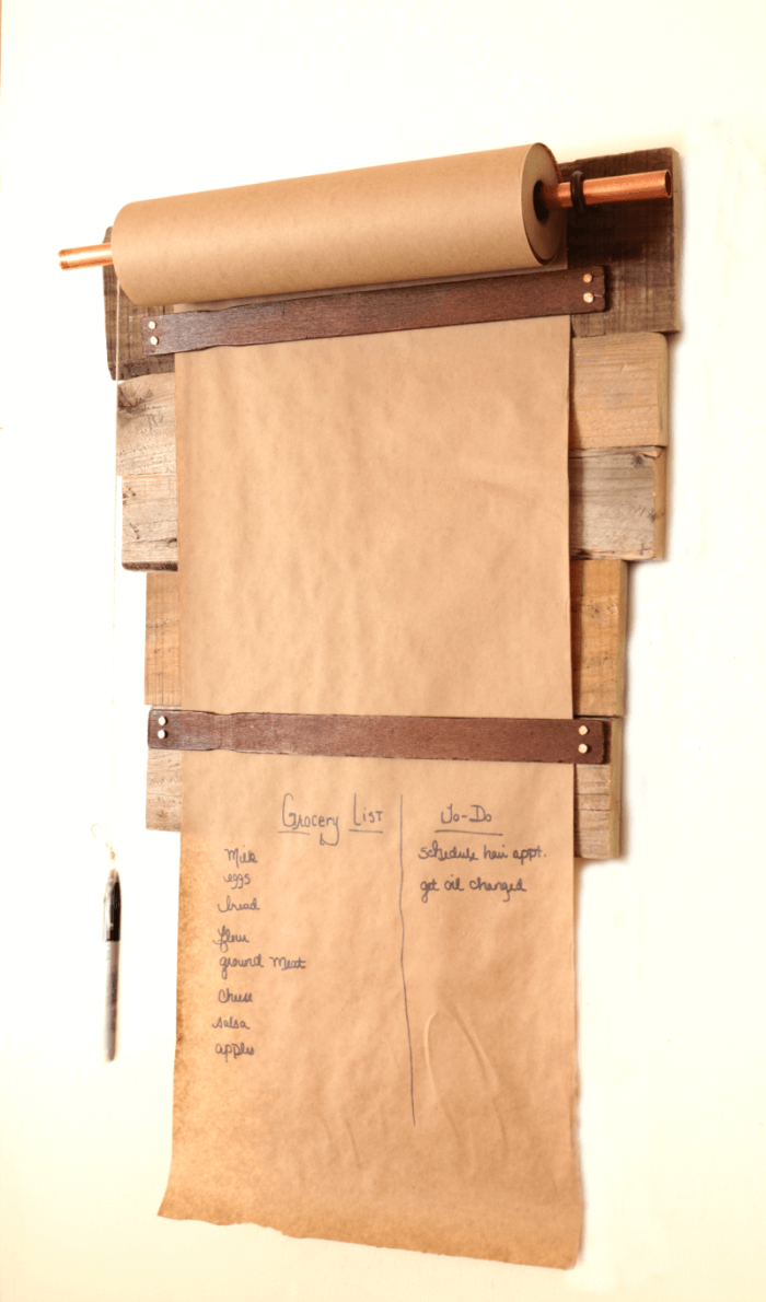 Rustic and Functional Paper Dispenser