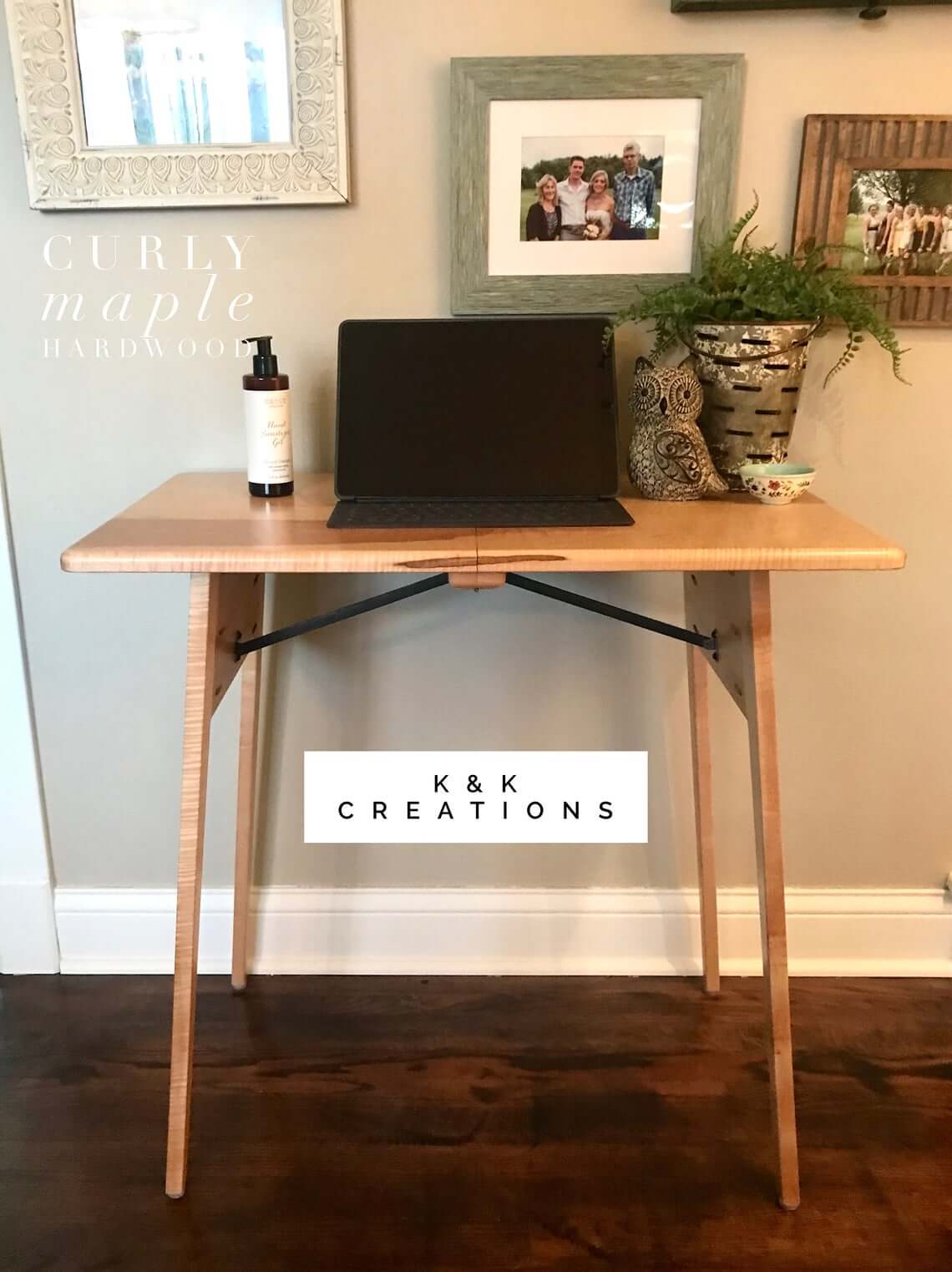 Handy Dandy Quick Set Up Portable Wooden Desk