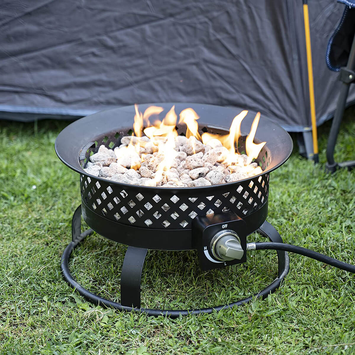 Aurora Steel Gas Fire Pit