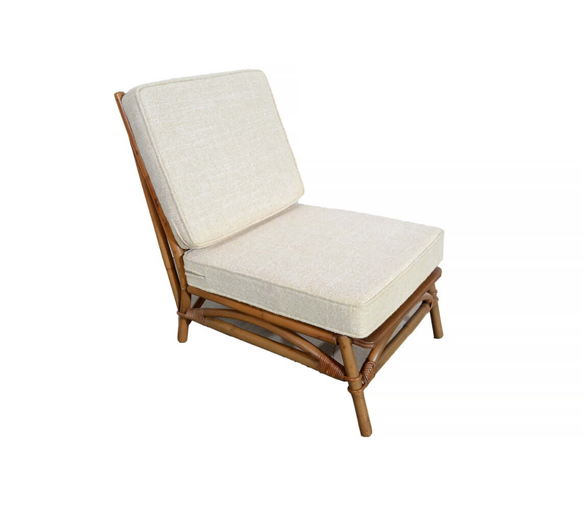 Ficks Reed Slipper Bamboo and Rattan Chair