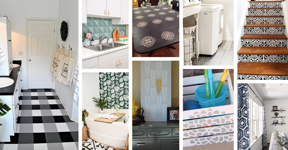 Featured image for 25 of the Most Fabulous DIY Stencil Decor Ideas for Your Home