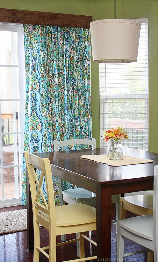 DIY Sliding Glass Door Curtains