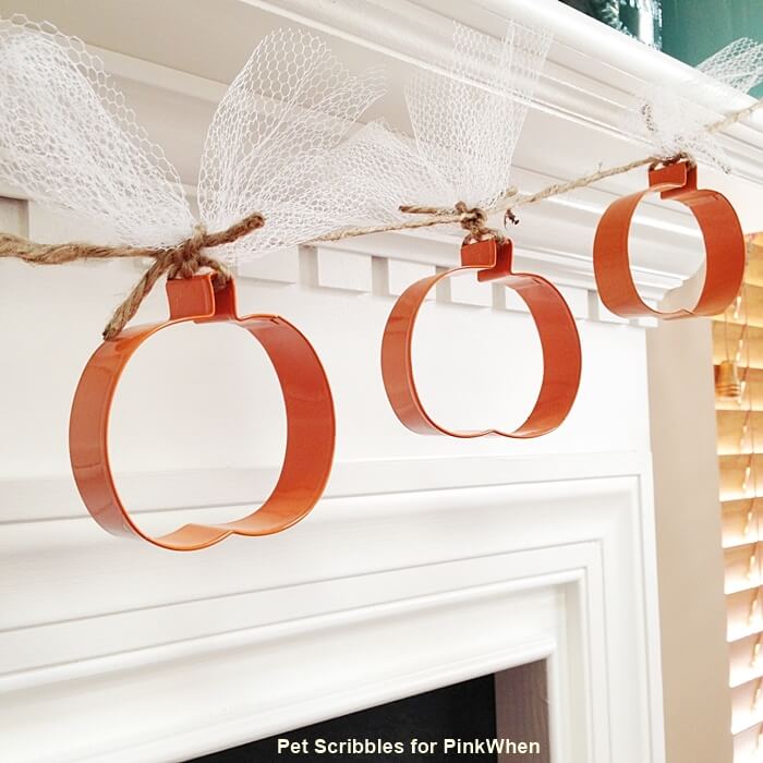 Cookie Cutter Cute Pumpkin DIY Garland