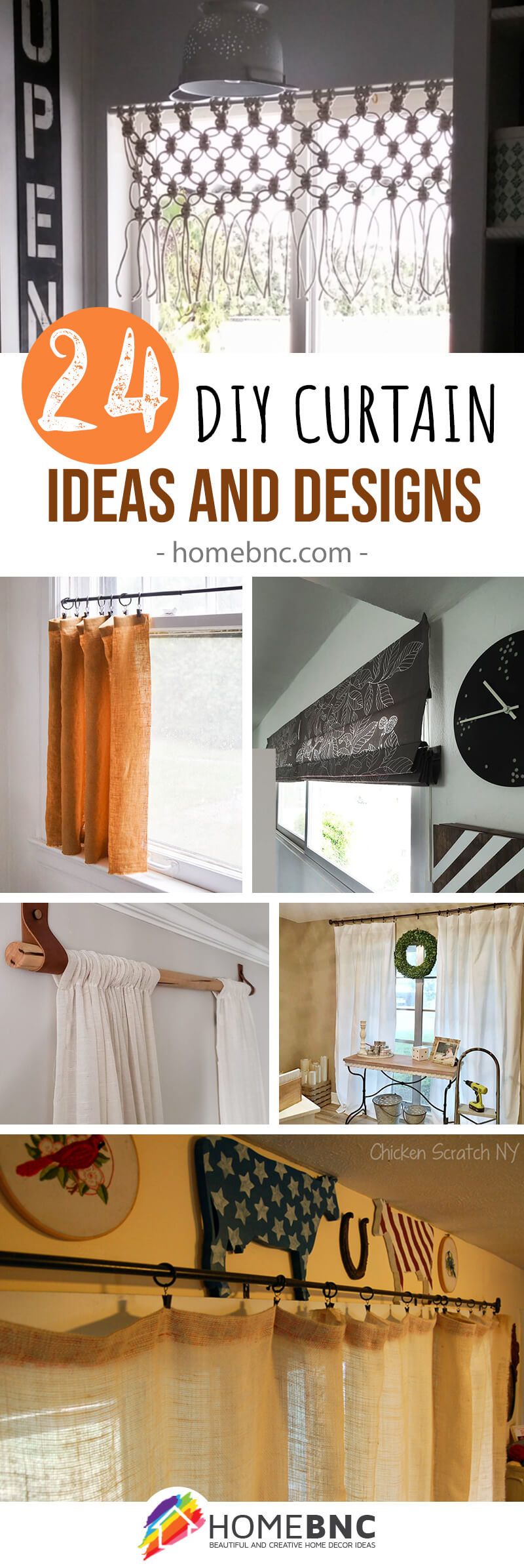 Best DIY Curtain Ideas