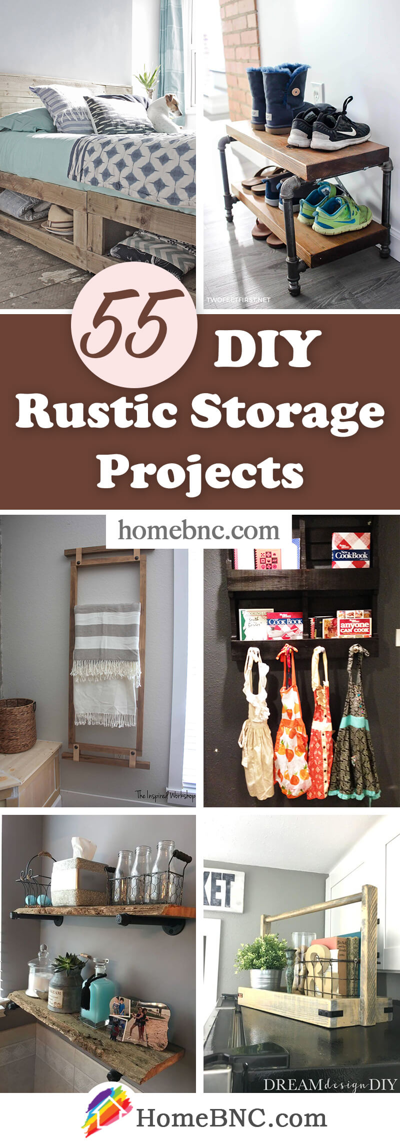 DIY Rustic Storage Projects