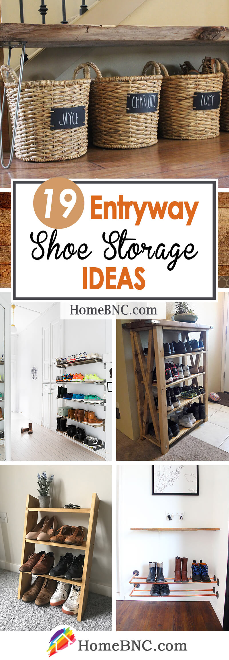 Entryway Shoe Storage Ideas